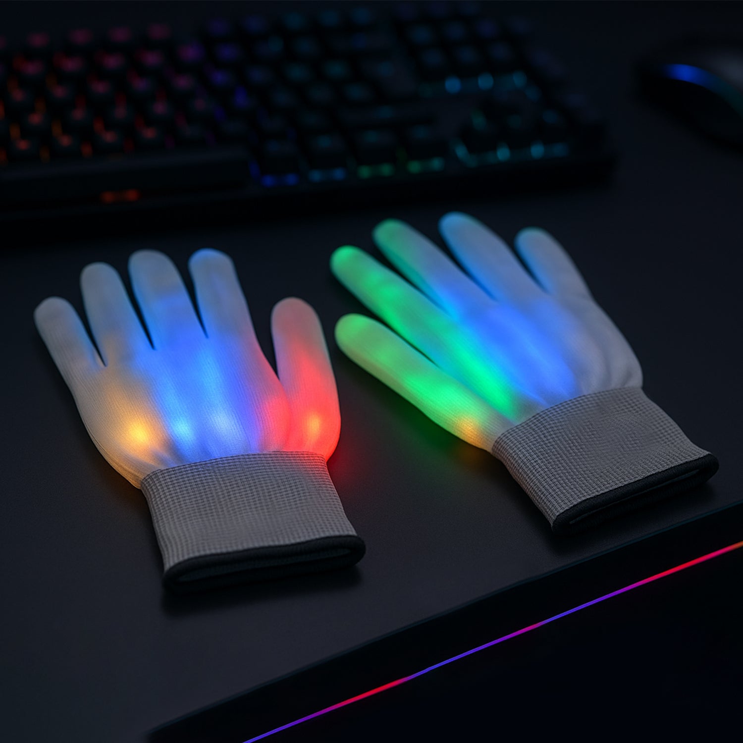 Light Burst Multi-Color Gloves Light Burst Multi-Color Gloves